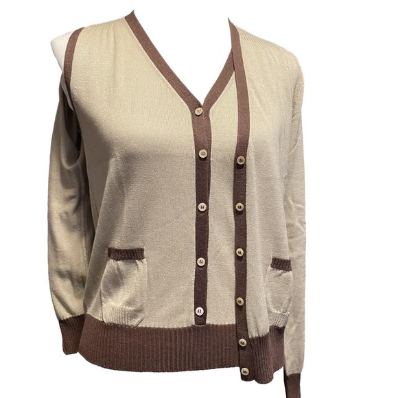 Malo 2-Piece Silk Sweater Set – Made in Italy - Picture 5 of 7